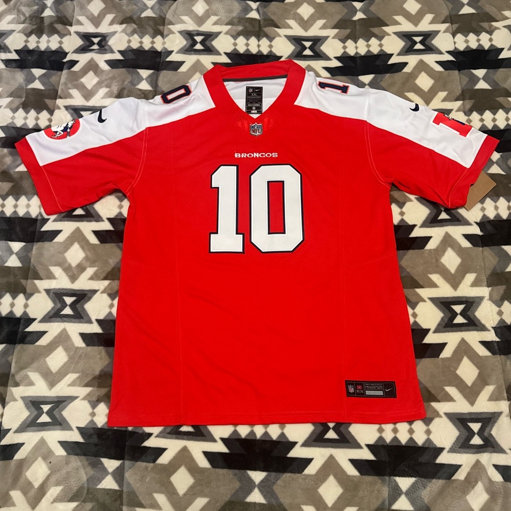 Bo Nix Denver Broncos Stitched Adult Jersey - Picture 5 of 8